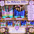 🎀 3D-Printed Bow Multipurpose Holder
