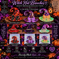🧙‍♀️ Witch Hat Dress Pins / Brooches