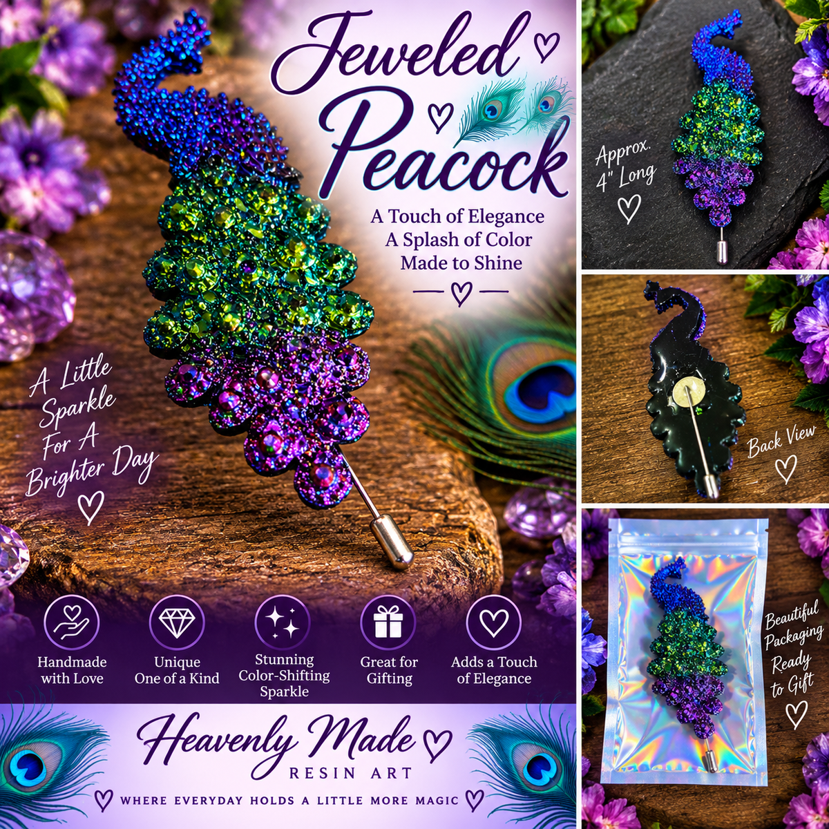 Jeweled Peacock